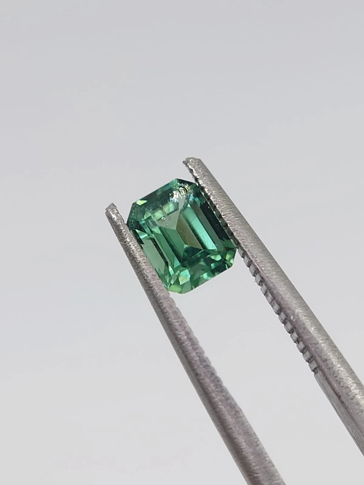 0.65ct Natural Tourmaline Emerald Shape Loose Gemstone from Afghanistan — view 1